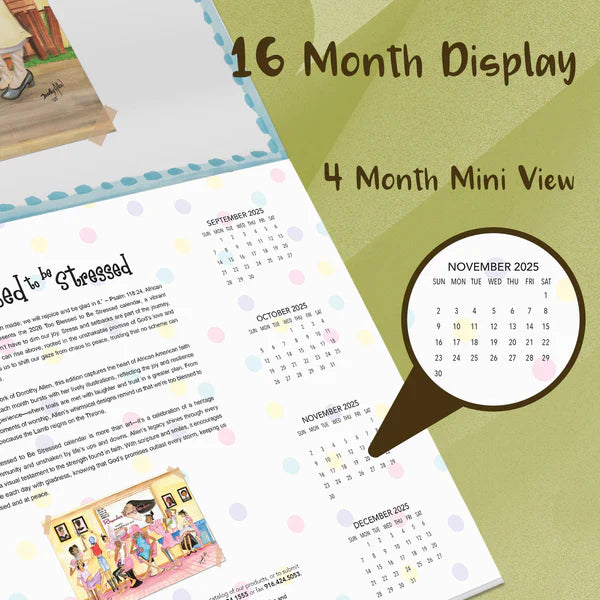 2026 Too Blessed Calendar | FashionMojos.com