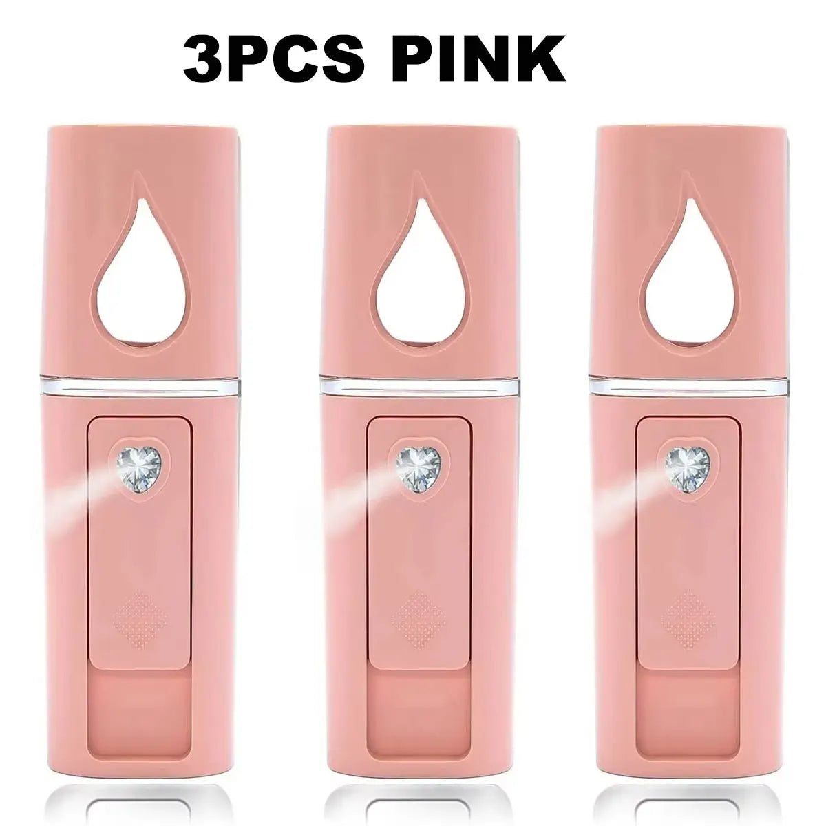 1PCS/3PCS 20ml Face Steamer Air Humidifier Facial Sprayer Nebulizer Hydrating Anti-aging Nano Wrinkle Women Beauty Skin Care