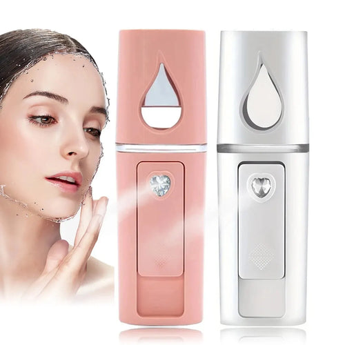1PCS/3PCS 20ml Face Steamer Air Humidifier Facial Sprayer Nebulizer Hydrating Anti-aging Nano Wrinkle Women Beauty Skin Care