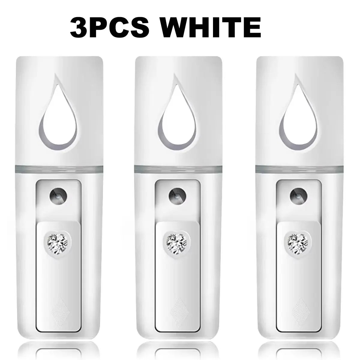 1PCS/3PCS 20ml Face Steamer Air Humidifier Facial Sprayer Nebulizer Hydrating Anti-aging Nano Wrinkle Women Beauty Skin Care